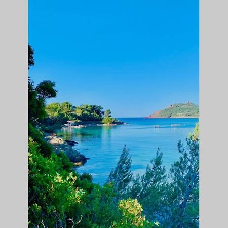 Superbe 4 Couchages Avec Terrasse - Clim - 50M De La Mer Saint-Raphael  Bagian luar foto